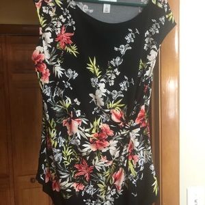 Whitehouse Blackmarket flowered shirt